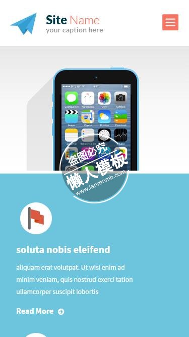 Rocket Site Name布局html5公司企业手机wap网站模板免费下载