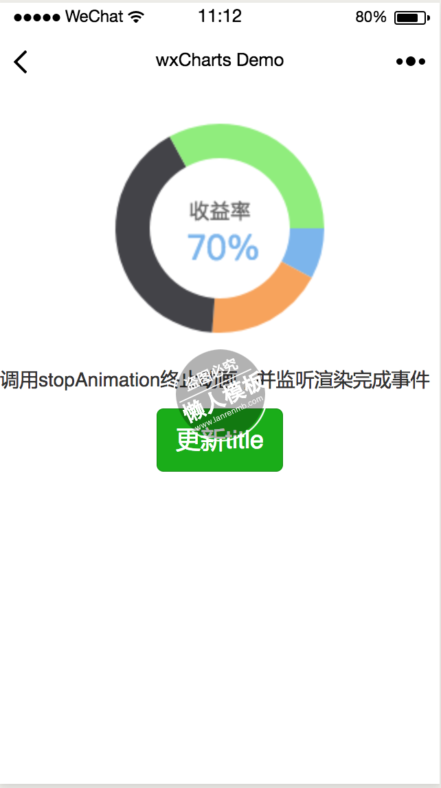 微信小程序柱形和圆圈形数据统计图demo完整源码下载