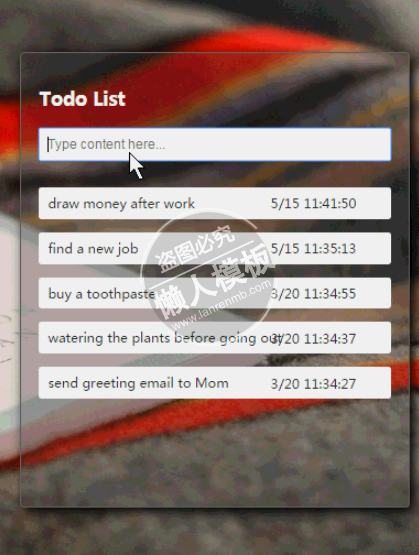 手机移动端基于用React、Node.js、MongoDB创建的应用