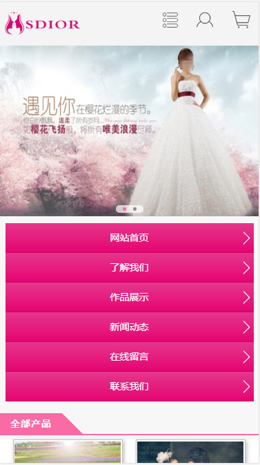 圣奥国际婚纱摄影网站模板源码免费下载