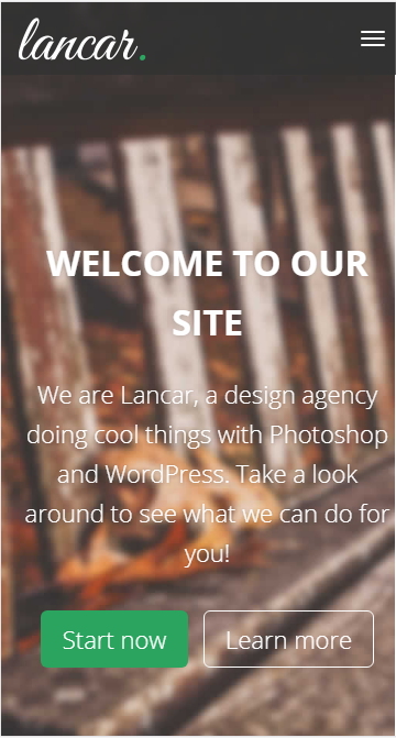 Lancar棕色自适应响应式设计公司网站模板源码免费下载