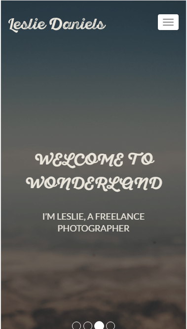 leslie-deniels摄影自适应响应式网站模板源码免费下载