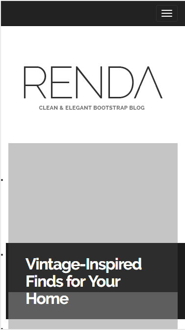 renda新闻类适用自适应响应式网站模板素材免费下载