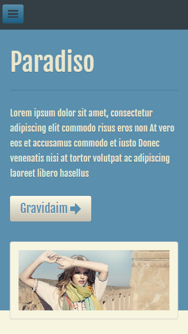 Paradiso个人相册集自适应响应式网站模板素材免费下载