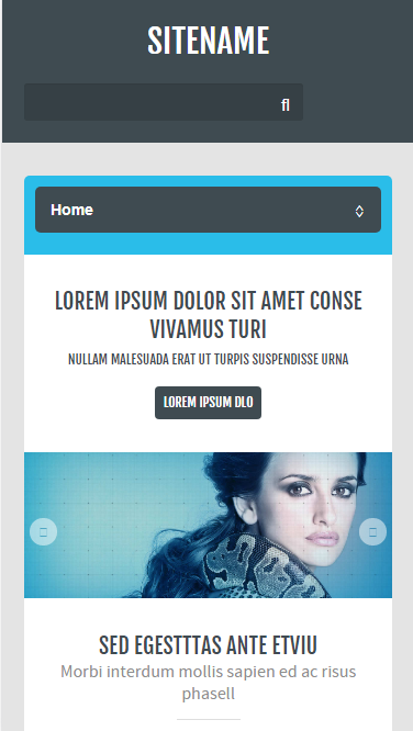 时尚摄影自适应响应式网站模板素材免费下载