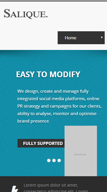 salique新闻资讯类自适应响应式网站模板素材免费下载