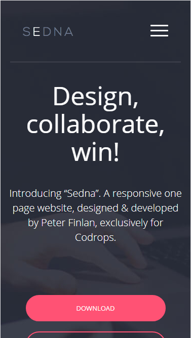 senda数码门户类自适应响应式网站模板素材免费下载