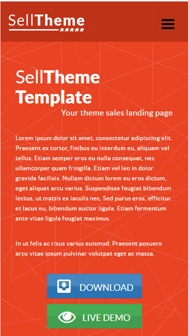 红色背景健身体育类自适应响应式网站模板素材免费下载