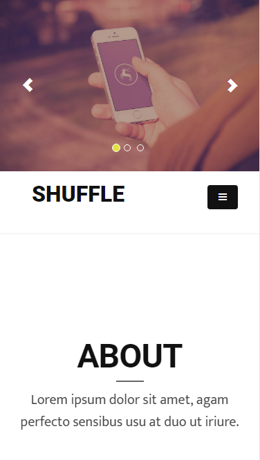 shuffle教育培训类适用自适应响应式网站模板素材免费下载