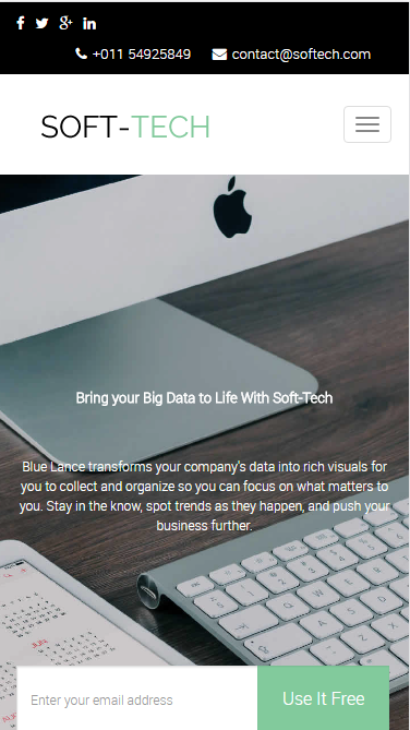 soft-tech数码科技自适应响应式网站模板素材免费下载