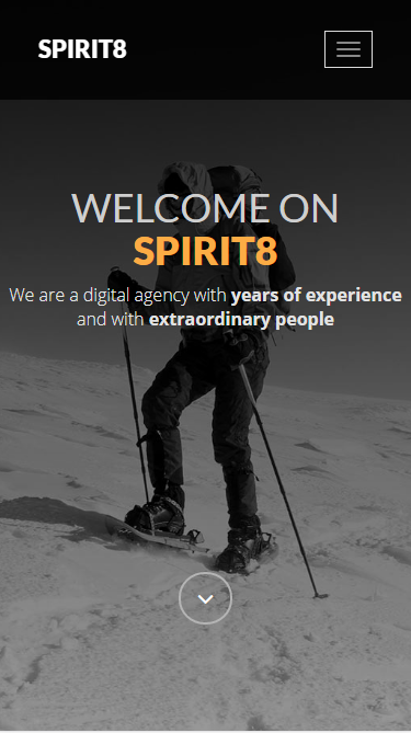 spirit8专业数码设计自适应响应式网站模板素材免费下载