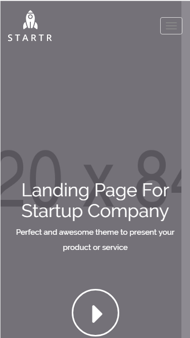 STARTR灰色大图通用自适应响应式网站模板素材免费下载