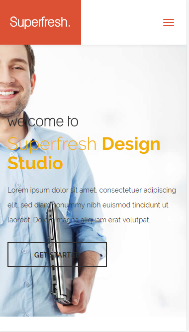 superfresh技术支持自适应响应式网站模板素材免费下载