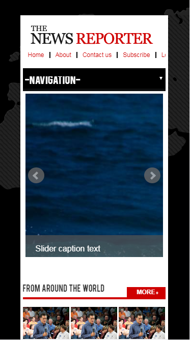 the news新闻类适用自适应响应式网站模板素材免费下载