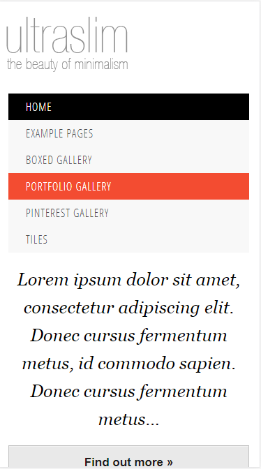 ultraslim动物专题摄影自适应响应式网站模板素材免费下载