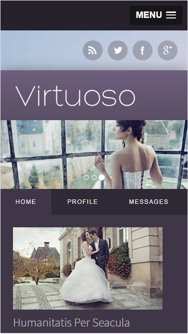 virtuoso专业复古婚纱摄影自适应响应式网站模板素材免费下载