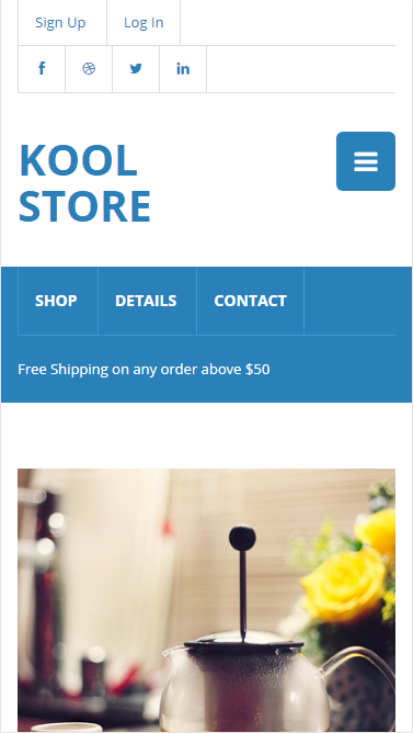 kool-store购物商城类自适应响应式网站模板素材免费下载