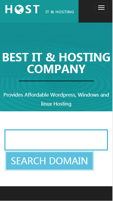 host COMPANY企业类自适应响应式网站模板素材免费下载