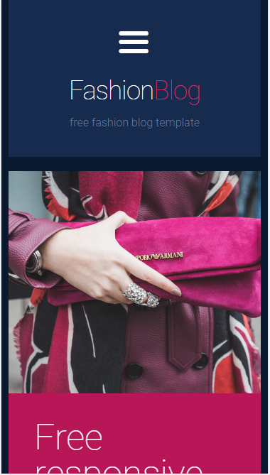 fashion-blog时尚专刊自适应响应式网站模板素材免费下载