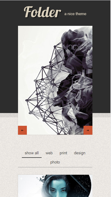 folder创意文化专刊自适应响应式网站模板素材免费下载