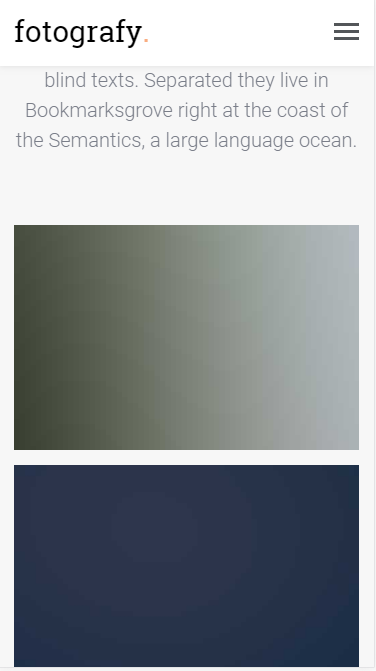 多彩相片影集类自适应响应式网站模板素材免费下载