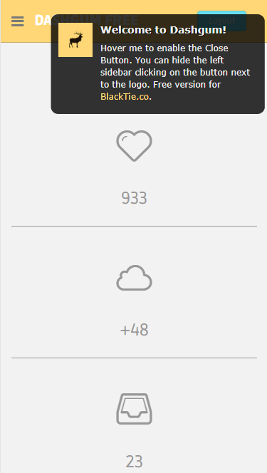 dashgum门户类自适应响应式网站模板素材免费下载