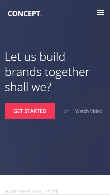 concept醒目粉色门户类自适应响应式网站模板素材免费下载