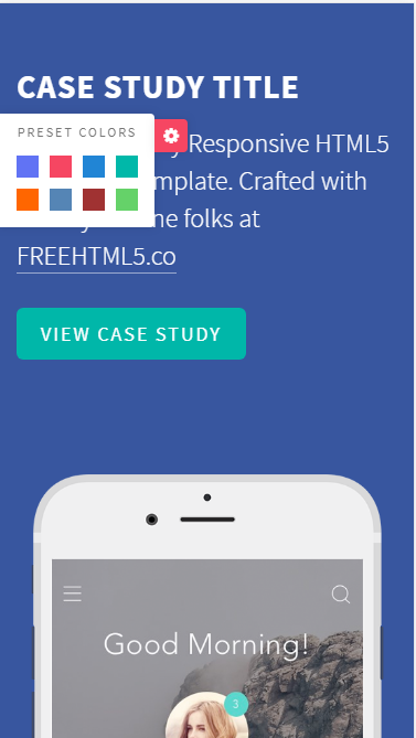 crew可换色按钮数码门户自适应响应式网站模板素材免费下载