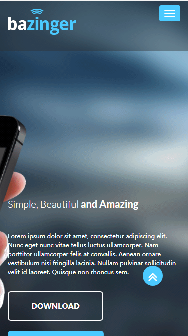 bazinger技术门户类自适应响应式网站模板素材免费下载