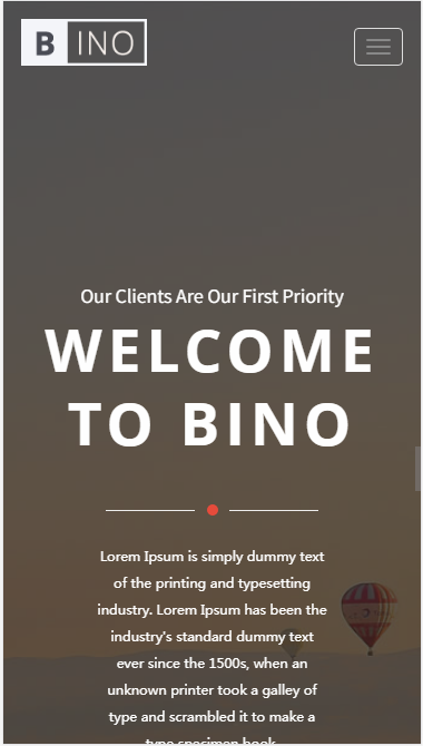 bino建站设计类自适应响应式网站模板素材免费下载