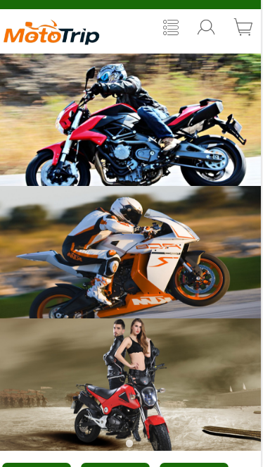 摩托车公司自适应响应式网站模板素材免费下载