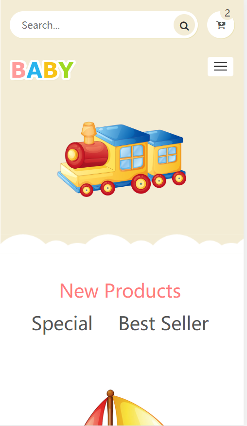 BABY幼儿玩具展示网站自适应响应式玩具网站模板免费下载