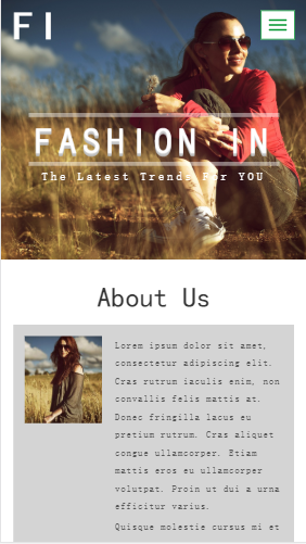 时尚街拍html5 Bootstrap自适应响应式企业网站模板免费下载