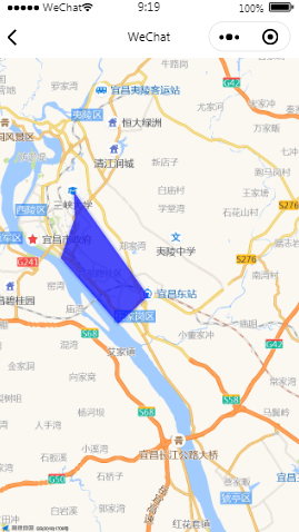 高德地图实例静态内容页样式布局小程序模板源码免费下载