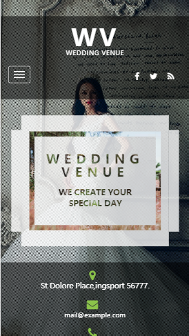 结婚婚庆策划首页单页html5自适应响应式企业网站模板免费下载