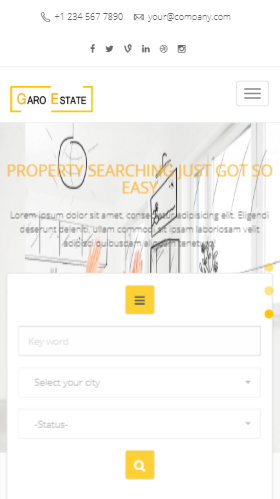 GARO ESTATE租购房首页html5自适应响应式企业网站模板免费下载