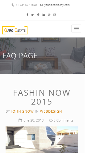 GARO ESTATE租购房房产html5自适应响应式企业网站模板免费下载