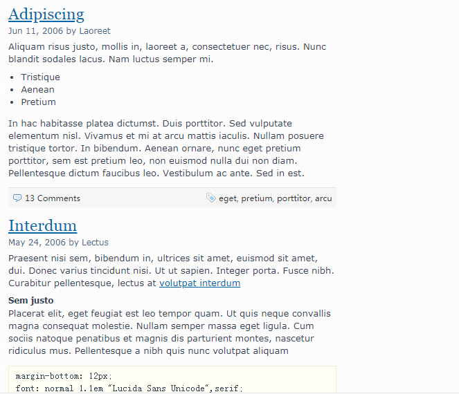 冬季平原英文详细内容页html5自适应响应式企业网站模板免费下载