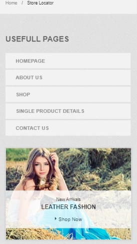 gfashion存储定位器页html5自适应响应式企业网站模板免费下载