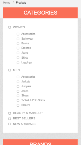 gfashion商城产品列表页html5自适应响应式企业网站模板免费下载