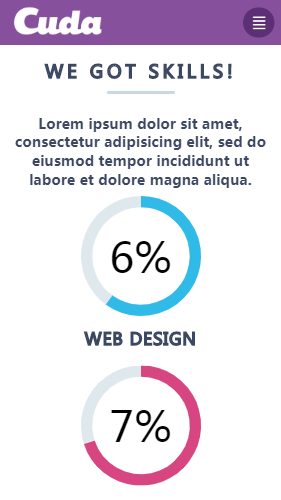 隐藏软件技能内容页html5自适应响应式企业网站模板免费下载