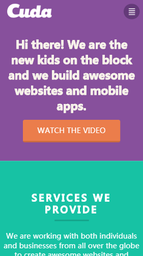 隐藏软件首页html5自适应响应式企业网站模板免费下载