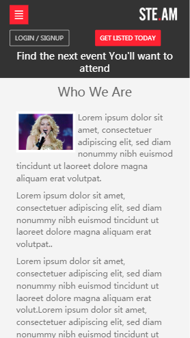 免费蒸汽网站关于我们页html5自适应响应式企业网站模板免费下载