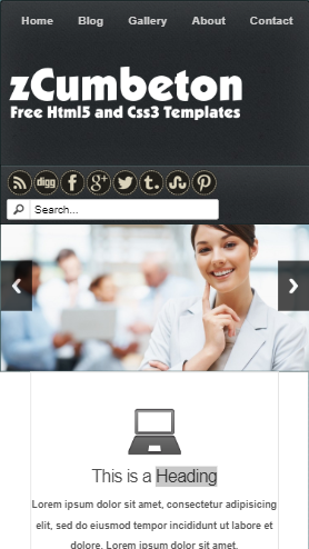 零点健康首页自适应响应式企业网站模板免费下载