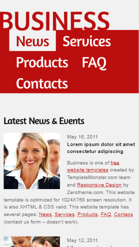 零点软件首页html5自适应响应式企业网站模板免费下载