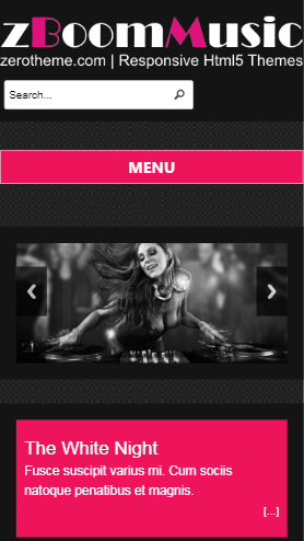 零点音乐首页html5自适应响应式企业网站模板免费下载