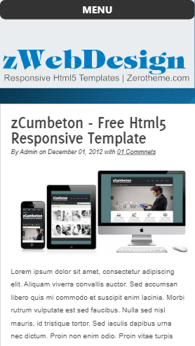 E网页设计博客页html5自适应响应式企业网站模板免费下载