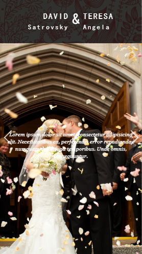 婚礼网站首页html5自适应响应式企业网站模板免费下载