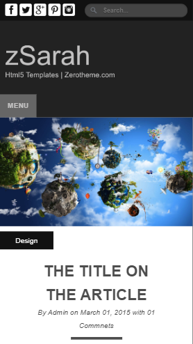 无线电信标首页html5自适应响应式企业网站模板免费下载