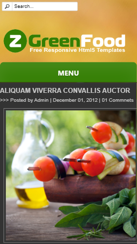 绿色健康食品详情页html5自适应响应式企业网站模板免费下载